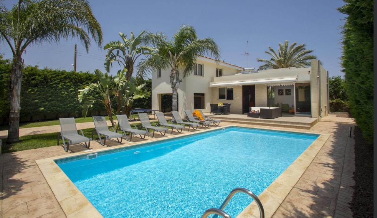 Soothing Sunset Villa With Private Pool, 200M From The Beach Perivólia Esterno foto