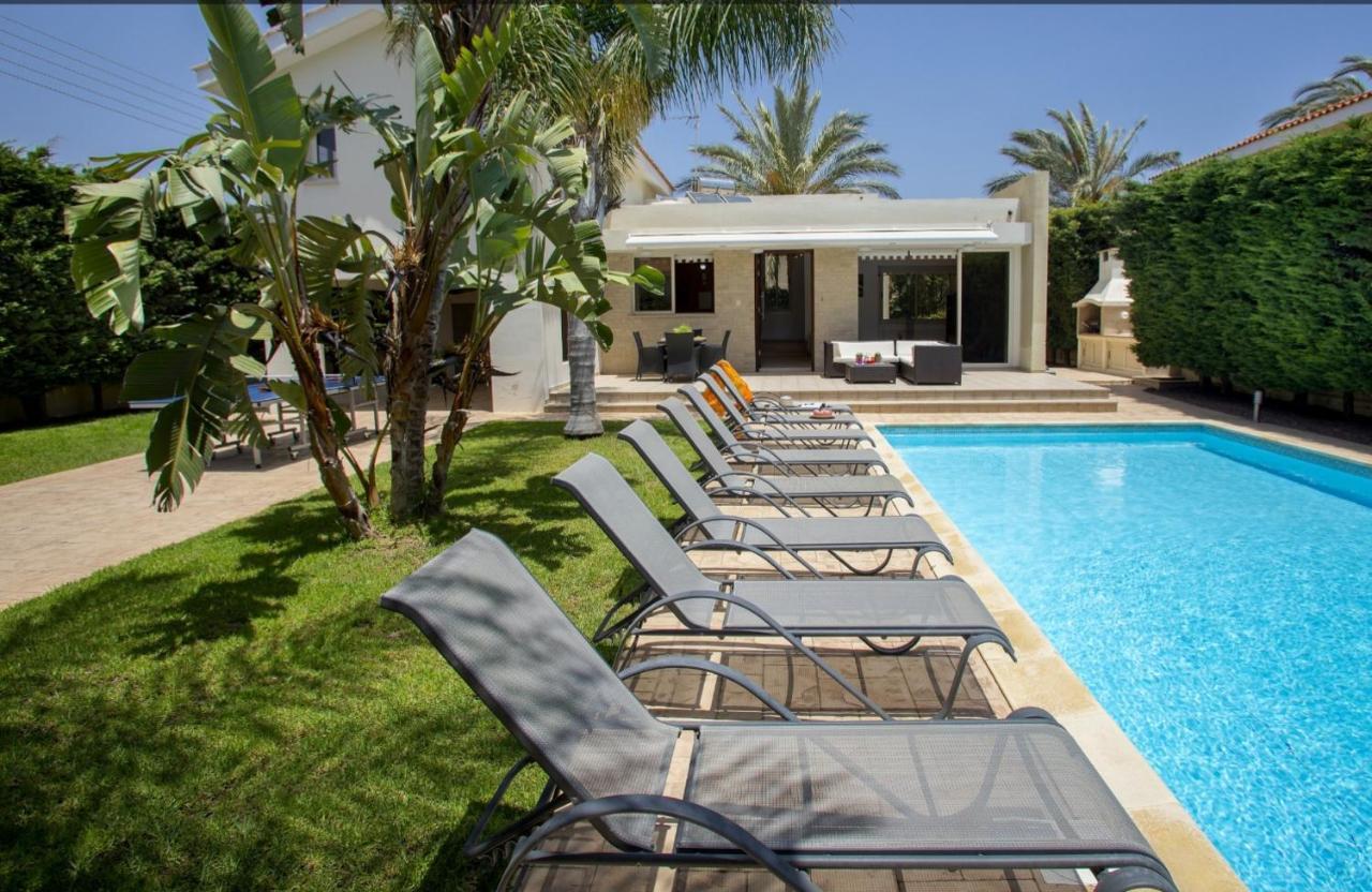 Soothing Sunset Villa With Private Pool, 200M From The Beach Perivólia Esterno foto